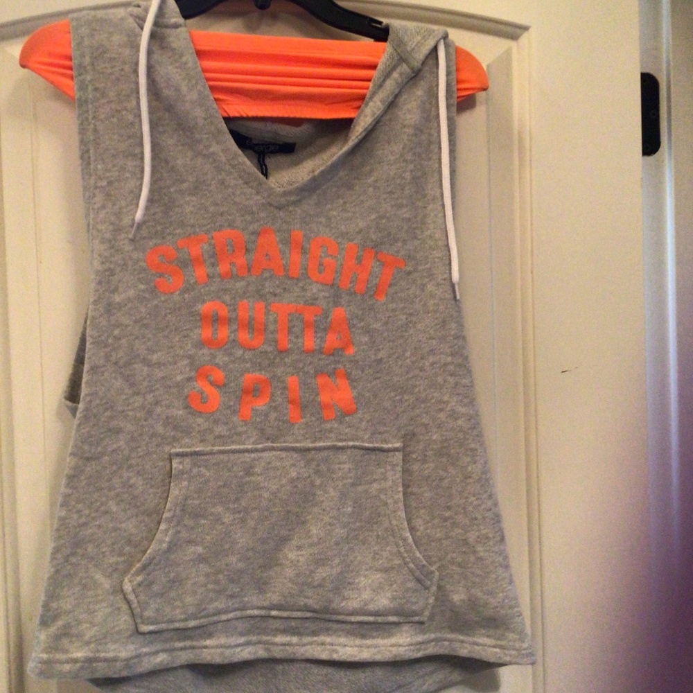 Spin top - sleeveless sweatshirt